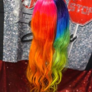 Multicolor wig